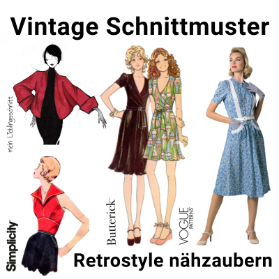 Vintage 50er Jahre Retro Schnittmuster online bestellen
