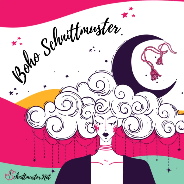 Schnnittmuster für romantische Boho Styles