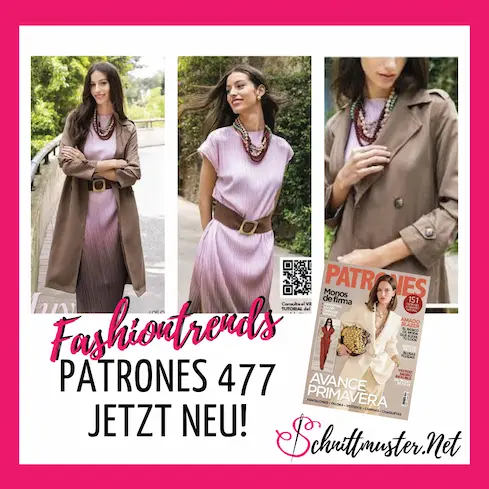 Spanische Schnittmuster in der neuen Patrones Nähzeitschrift