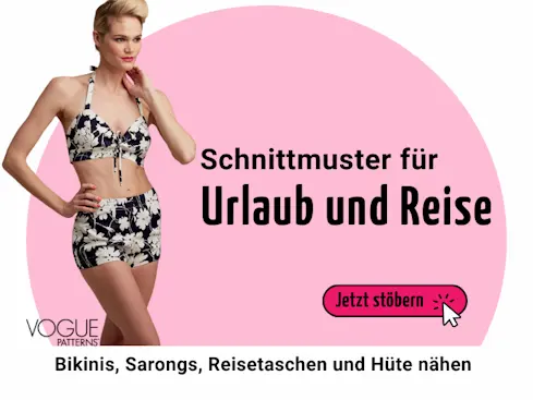 Schnittmuster für Urlaub und Reise