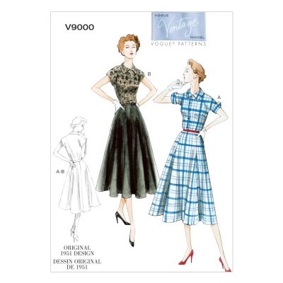 sewing pattern Vogue 9000 Kleid