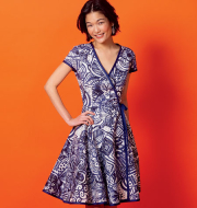mccalls sewing pattern nähen 6959 Damenkleid in Gr. A5 6-14 (32-40)