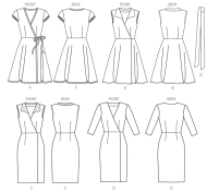 Sewing pattern McCalls 6959 Dresses