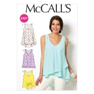 mccalls-schnittmuster-naehen-6960-damentunika-in-gr-y-xs-s-m-(32-34/36-38/40)