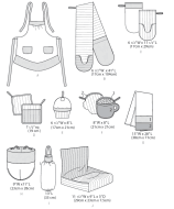 Schnittmuster McCalls 6978 Küchenaccessoires, Schürze