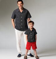 sewing pattern mit deutscher Anleitung von McCalls 6972 Herrenkombi in Gr. 3-8 (98-146) Kinder