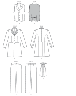 Schnittmuster McCalls 7003 Cosplay wie Sherlock Holmes Gr. S-XXL 34-52 (de 44-62)