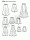 simplicity sewing pattern nähen 7558/2184 Rock Gr. 32-48
