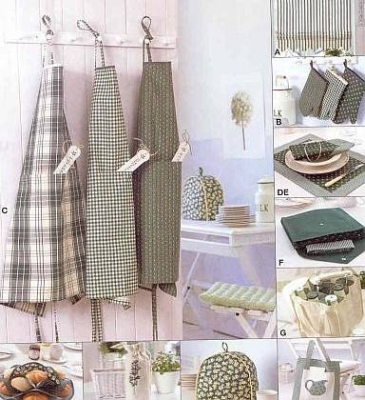 sewing pattern Burda 8125 Küche und Garten