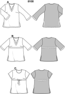 ideas-sewing-pattern-burda-8100-tunika-gr-44-58