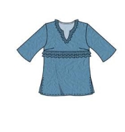 Sewing pattern Burda 8100 Tunic Size 44-58