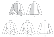 naehen-schnittmuster-butterick-6106-jacke-gry-xs-m-6-14-32-40-oder-zz-l-xxl-16-24-42-50