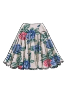Schnittmuster McCalls 7022 Damenrock, Faltenrock Gr. 32-48