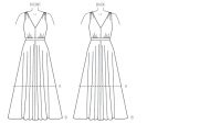 sewing pattern Vogue 9053 Kleid