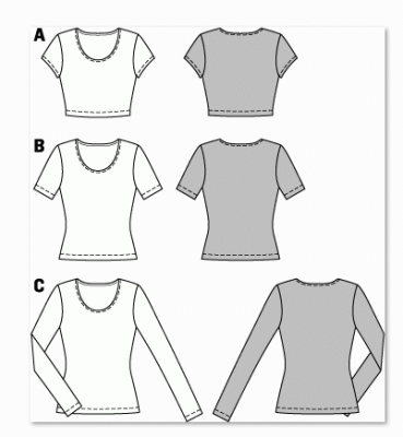 deutsch sewing pattern Burda 6820 Shirt Gr. 6-20 (32-46)