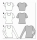 deutsch sewing pattern Burda 6820 Shirt Gr. 6-20 (32-46)
