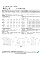 Schnittmuster Butterick 6134 Shirt in Gr. A5 6-14 (32-40)