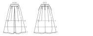 sewing pattern Vogue 9090 Rock in Gr. A5 6-14 (32-40)