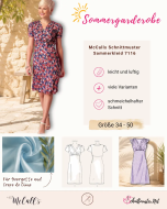 Schnittmuster McCalls 7116 Damenkleid, süßes...