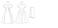 sewing pattern Vogue 9105 Kleid in Gr. A5 6-14 (32-40)