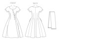 sewing pattern Vogue 9105 Kleid in Gr. A5 6-14 (32-40)