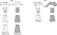 deutsch sewing pattern Burda 2422 Fluch der Karibik Cosplay Gr. 36-48