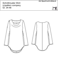 Schnittmuster pattern company 06662 Damenshirt Gr. 34-48