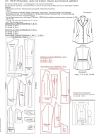 Schnittmuster Jerseyblazer pattern company 04414 klassischer Damenblazer. gefüttert Gr. 34-48