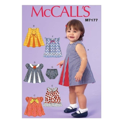Schnittmuster McCalls 7177 Mädchenkleid
