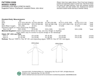 Schnittmuster aus Papier KwikSew 3209 Morgenmantel Gr. 30-48