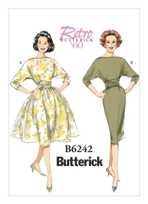 butterick sewing pattern nähen 6242 Kleid