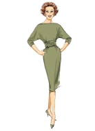 Schnittmuster Butterick 6242 Kleid in Gr. A5 6-14 (32-40)