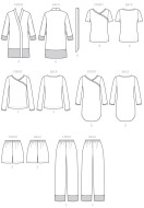 Schnittmuster McCalls 7297 Nachwäsche Gr. RR 18W-24W (de 44-50)