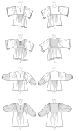 Schnittmuster McCalls 7325 süße Damentunika Gr. Y XS-S-M oder ZZ L-XL-XXL