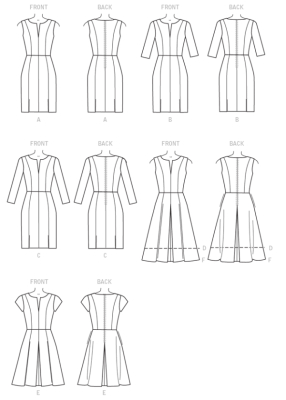 sewing pattern Vogue 9167 Sommerkleid
