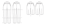 sewing pattern Vogue 9189 Damenhose Gr. A5 6-14 (32-40)...