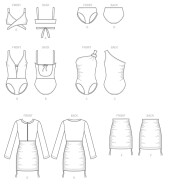 sewing pattern Vogue 9192 Bademode Gr. A5 6-14 (32-40)...
