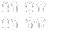 sewing pattern Vogue 9187 Damenshirt Gr. E5 14-22 (40-48)