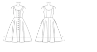 sewing pattern Vogue 9182 Damenkleid Gr. A5 6-14 (32-40)