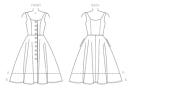 sewing pattern Vogue 9182 Damenkleid Gr. E5 14-22 (40-48)