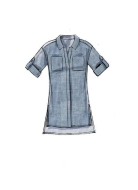 Schnittmuster McCalls 7387 Hemdblusenkleid, Blusenkleid, Sommerkleid Gr. 32-52