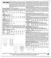 wird aussortiert: Schnittmuster McCalls 7398 Cosplay Gr. 40-48