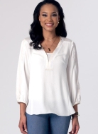 mccalls sewing pattern nähen 7357 Damenshirt Gr. E5 14-22 (40-48)