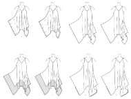 sewing pattern mit deutscher Anleitung McCalls 7402 Sommerkleid Gr. Damen Y XS-S-M oder ZZ L-XL-XXL