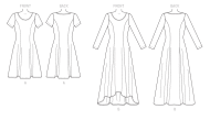 sewing pattern Vogue 9199 Kleid Gr. A5 6-14 (32-40) oder...