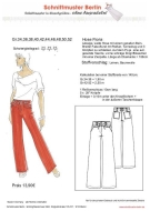 sewing pattern Berlin Hose Floria Gr. 22 (48)