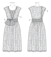 sewing pattern von Butterick 6399 historisches...