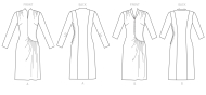 sewing pattern von Butterick 6374 Kleid Gr. A5 6-14 (32-40) oder E5 14-22 (40-48)