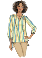 Schnittmuster Butterick 6378 Tunika Gr. A5 6-14 (32-40) oder E5 14-22 (40-48)