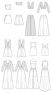 mccalls sewing pattern nähen 7507 Damenkleid Gr. A5...